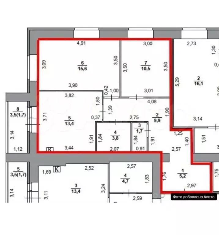 2-к кв. Костромская область, Кострома ул. Валентины Плетневой, 5 (63.0 ... - Фото 2