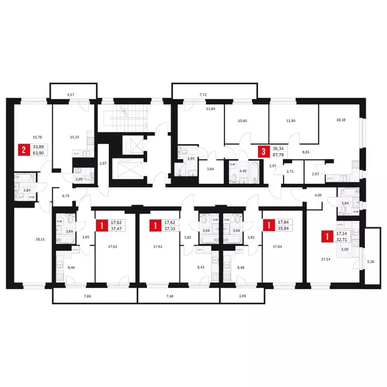 1-к кв. Башкортостан, Уфа ул. Большая Московская, 11 (37.47 м) - Фото 2