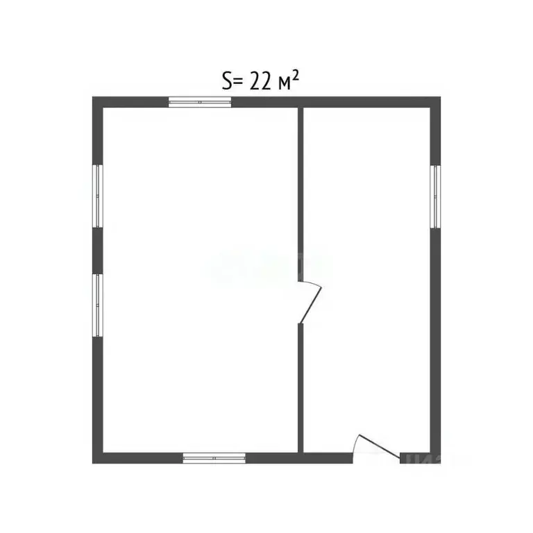 Дом в Брянская область, Брянск Болва садовое общество,  (22 м) - Фото 0