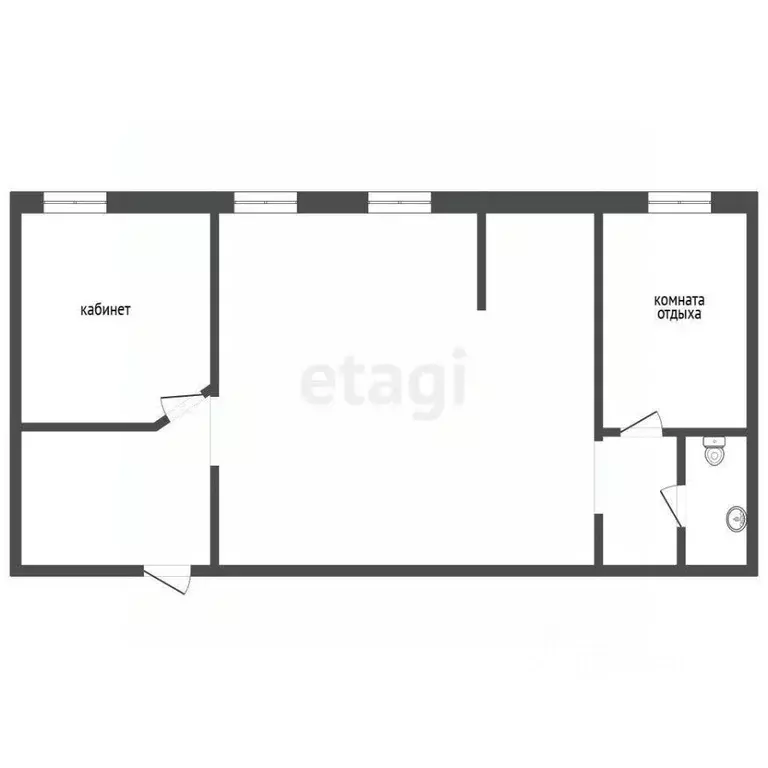 Офис в Тюменская область, Тюмень проезд Тихий, 4 (54 м) - Фото 0