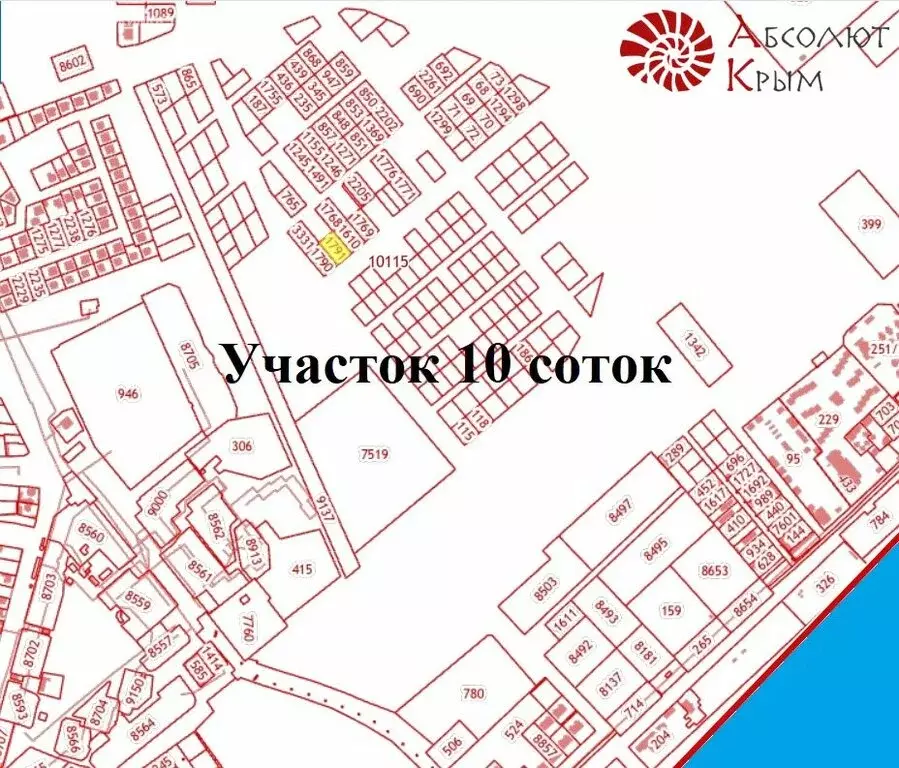 Участок в Феодосия, Евпаторийская улица (10 м) - Фото 0