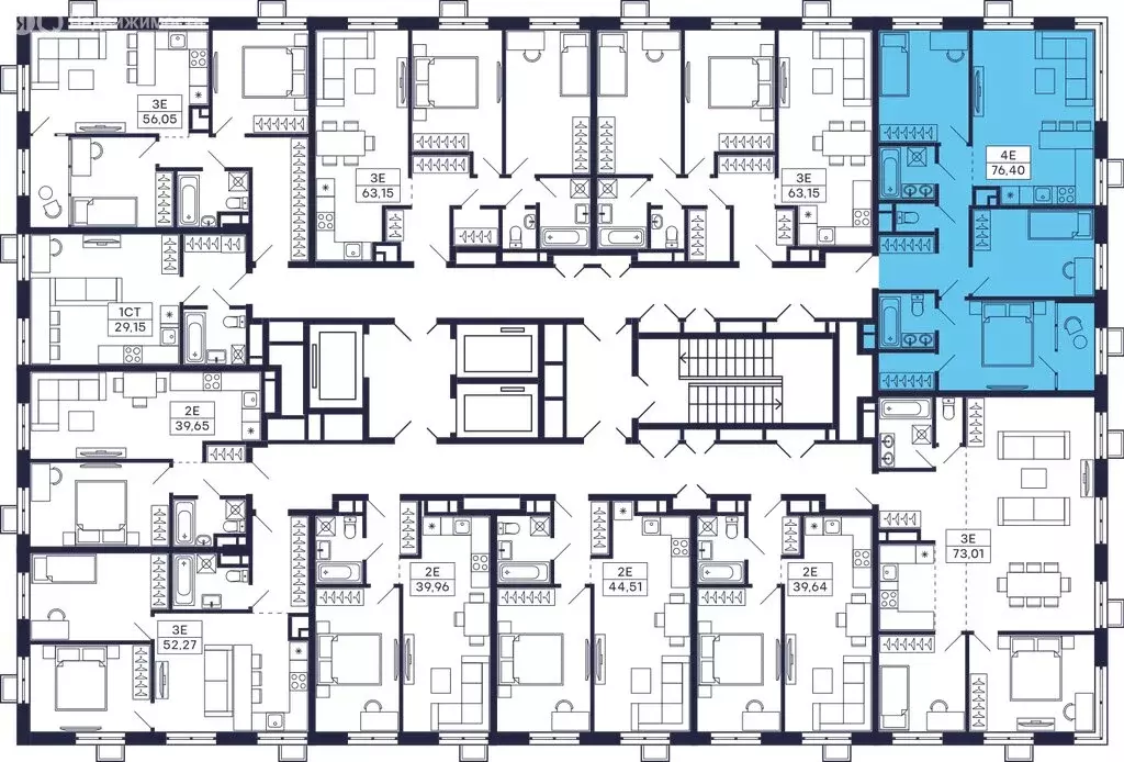 3-комнатная квартира: Красногорск, микрорайон Павшино, жилой комплекс ... - Фото 2