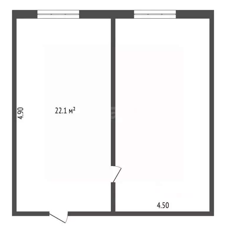 Комната Санкт-Петербург Свечной пер., 27 (22.1 м) - Фото 2