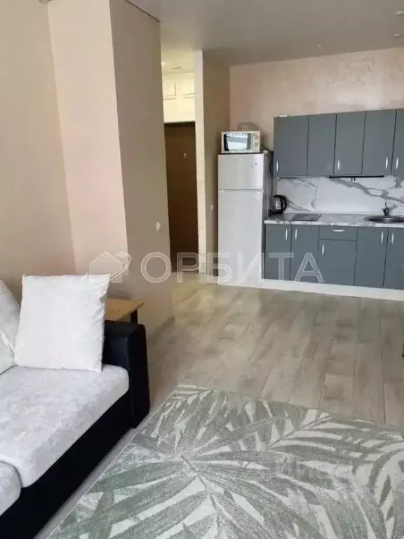 Студия Тюменская область, Тюмень ул. Газовиков, 73к1 (26.1 м) - Фото 1