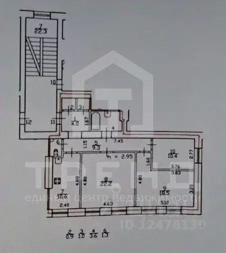 3-к кв. Санкт-Петербург, Санкт-Петербург, Пушкин Павловское ш., 23/2 ... - Фото 2