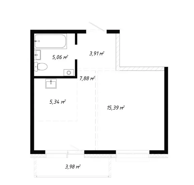 2-к кв. Иркутская область, Иркутск ул. Баррикад (41.6 м) - Фото 0