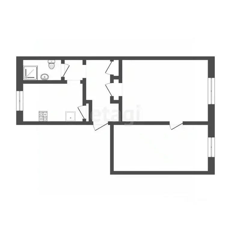 2-к кв. Смоленская область, Смоленск ул. Дзержинского, 9 (63.0 м) - Фото 1