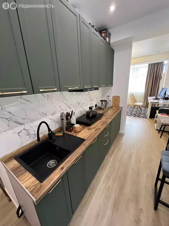 1-комнатная квартира: Сочи, микрорайон Новый Сочи, Клубничная улица, ... - Фото 1