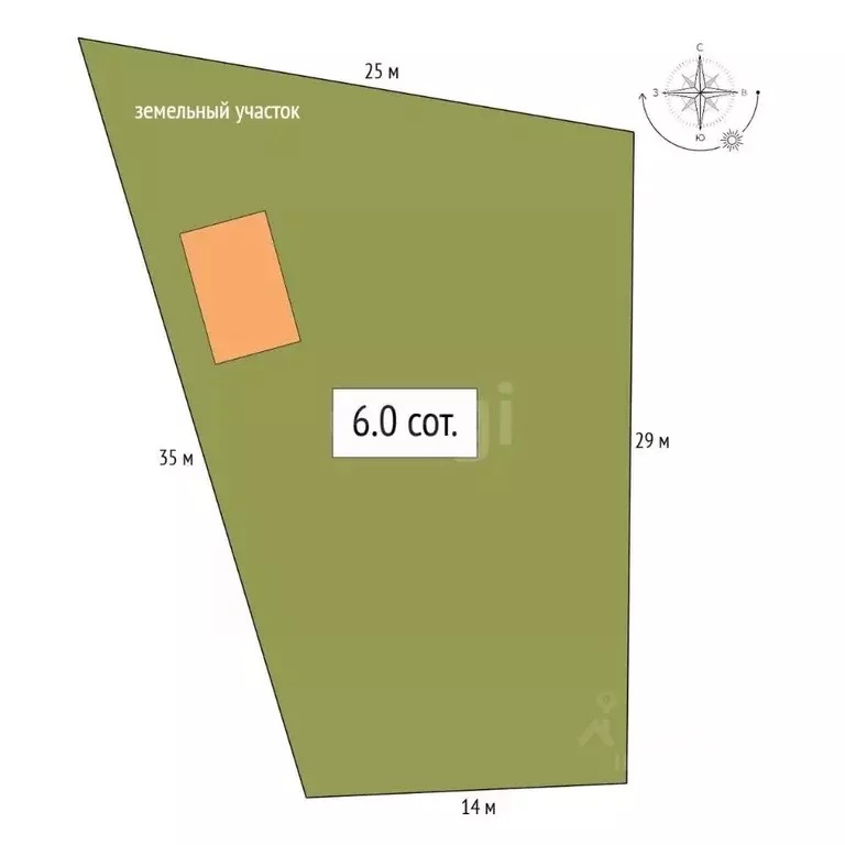 Дом в Алтай, Майминский район, с. Кызыл-Озек Вахтинская ул., 53 (16 м) - Фото 2