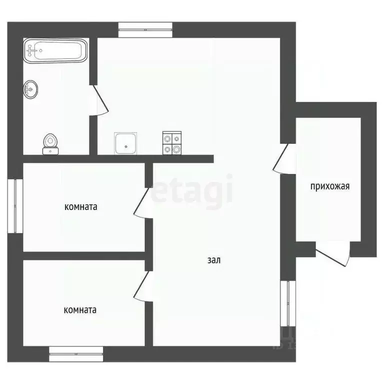 Дом в Тюменская область, Тюмень Тополя СНТ, ул. 28-я (65 м) - Фото 2