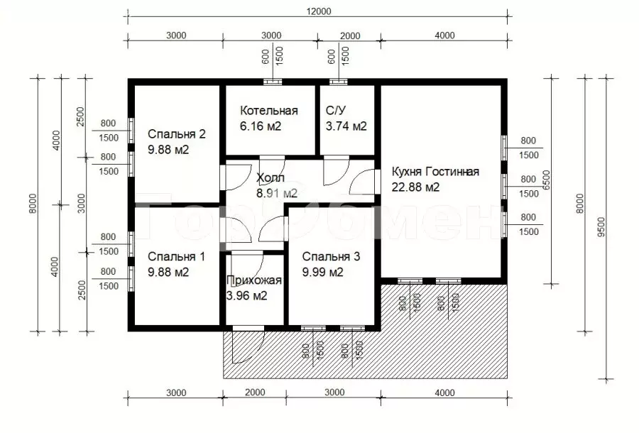 Дом в деревня Сокольники, Полевая улица (103 м) - Фото 2
