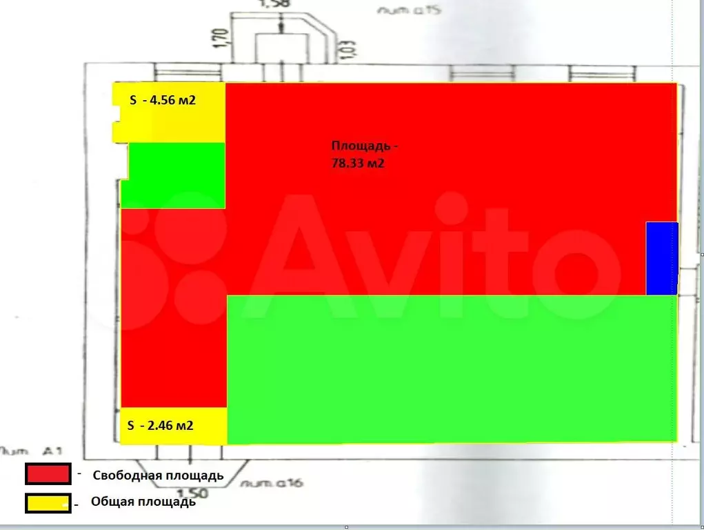 Свободного назначения, 78.33 м - Фото 0