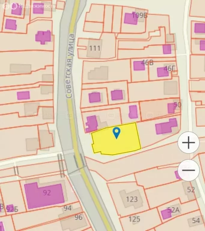 Участок в Столбище, Советская улица, 119 (12.4 м) - Фото 0