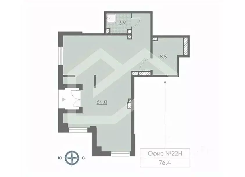 Помещение свободного назначения в Москва ул. Красного Маяка, 26А (76 ... - Фото 2