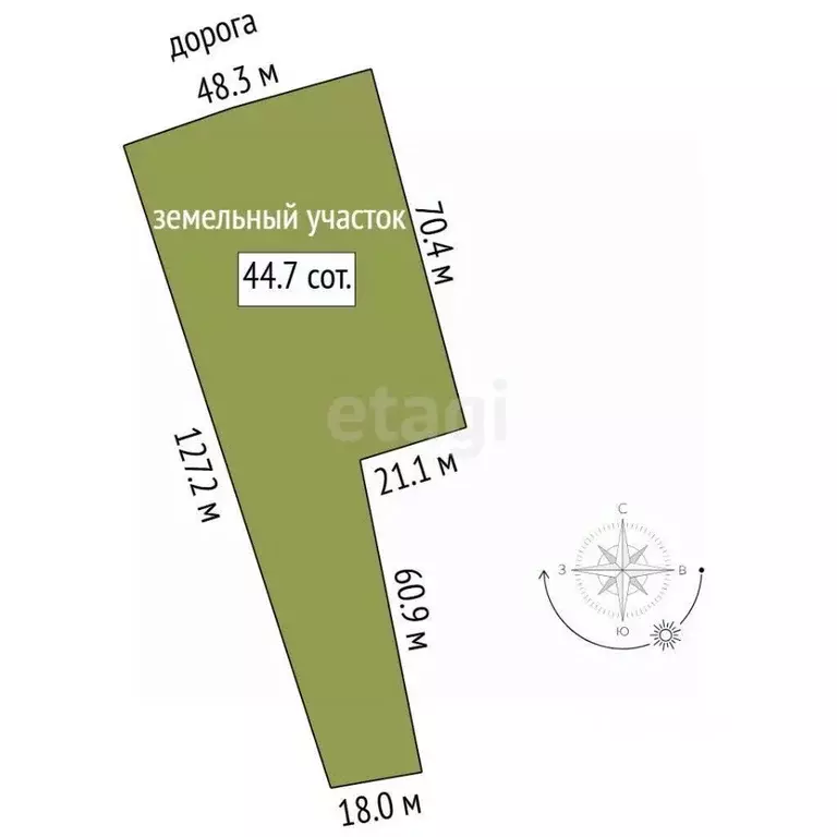 Участок в Свердловская область, Тугулымский муниципальный округ, с. ... - Фото 1