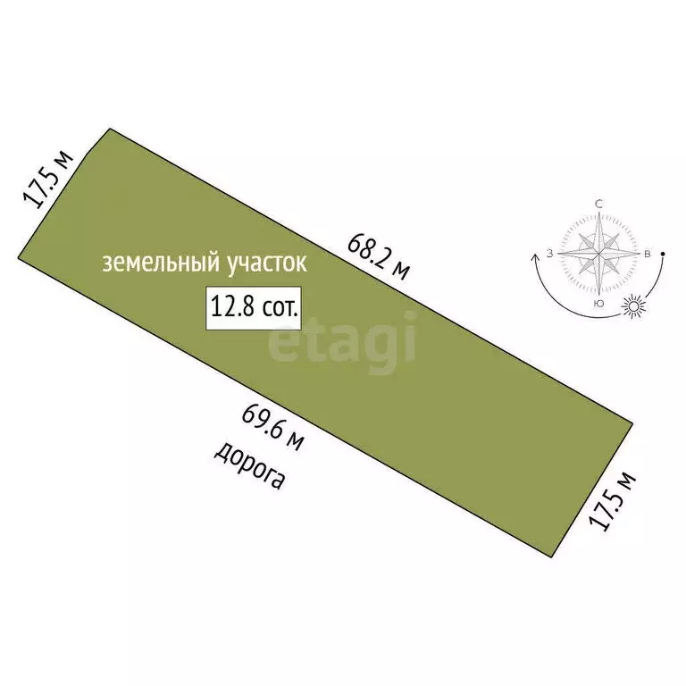 Участок в село Солобоево, Новая улица (12 м) - Фото 0