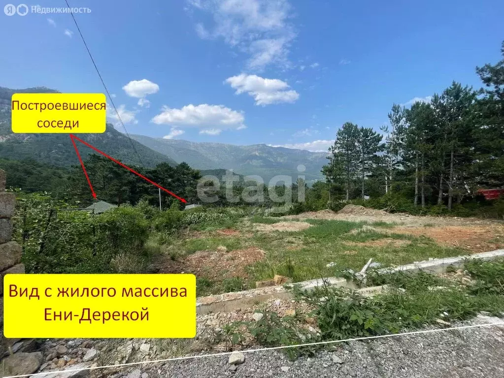 Участок в Ялта, микрорайон Ени-Дерекой (5 м) - Фото 1