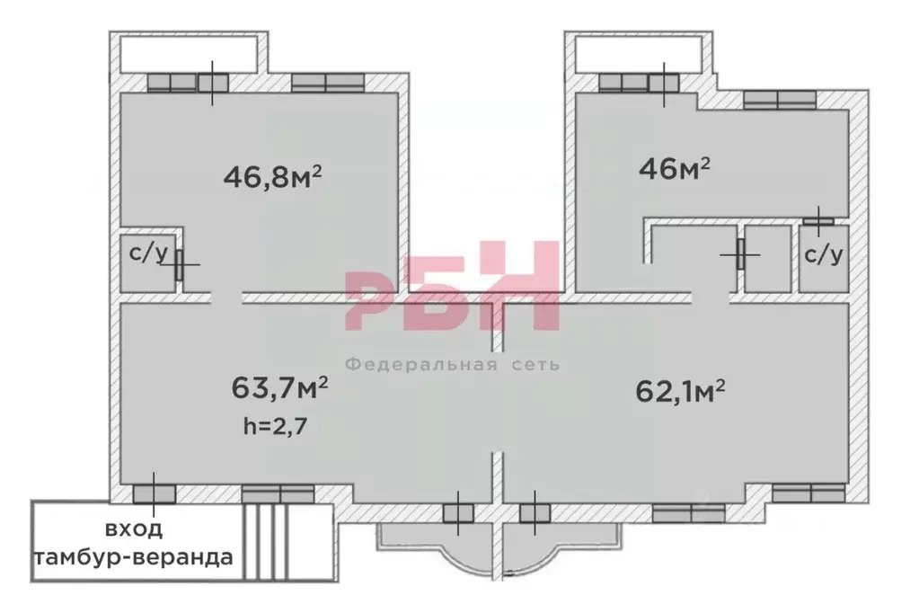 Офис в Тюменская область, Тюмень Олимпийская ул., 9/3 (221 м) - Фото 1