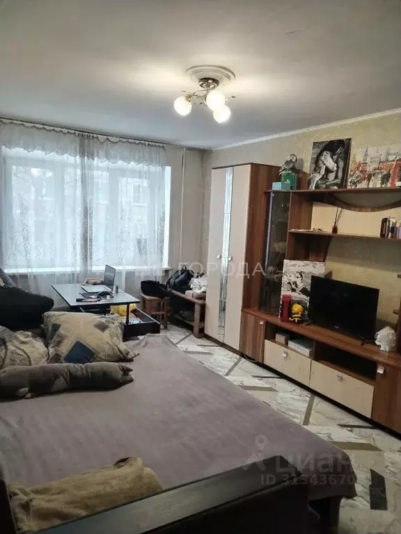 1-к кв. Кемеровская область, Новокузнецк ул. 13-й Микрорайон, 14 (35.7 ... - Фото 0