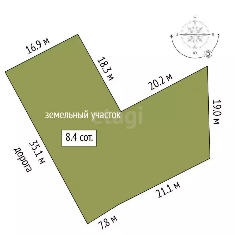 Участок в Богандинский, улица Нефтяников (8 м) - Фото 0