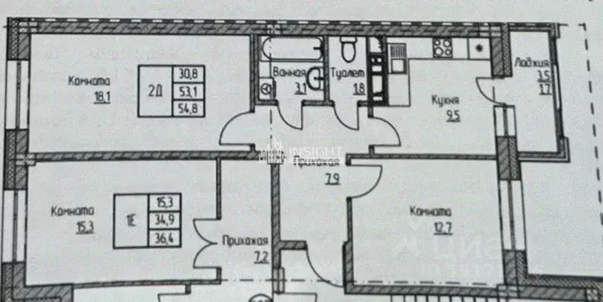 2-к кв. ямало-ненецкий ао, новый уренгой сибирская ул, 31а (52.7 м) - Фото 0