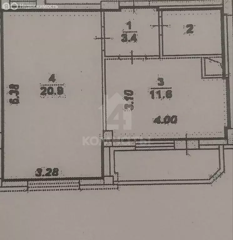 1-комнатная квартира: Воронеж, Московский проспект, 142/2 (39.5 м) - Фото 1