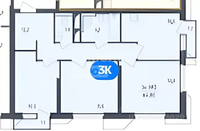 3-к кв. Московская область, Красногорск ул. Липовой Рощи, 1к4 (62.5 м) - Фото 1