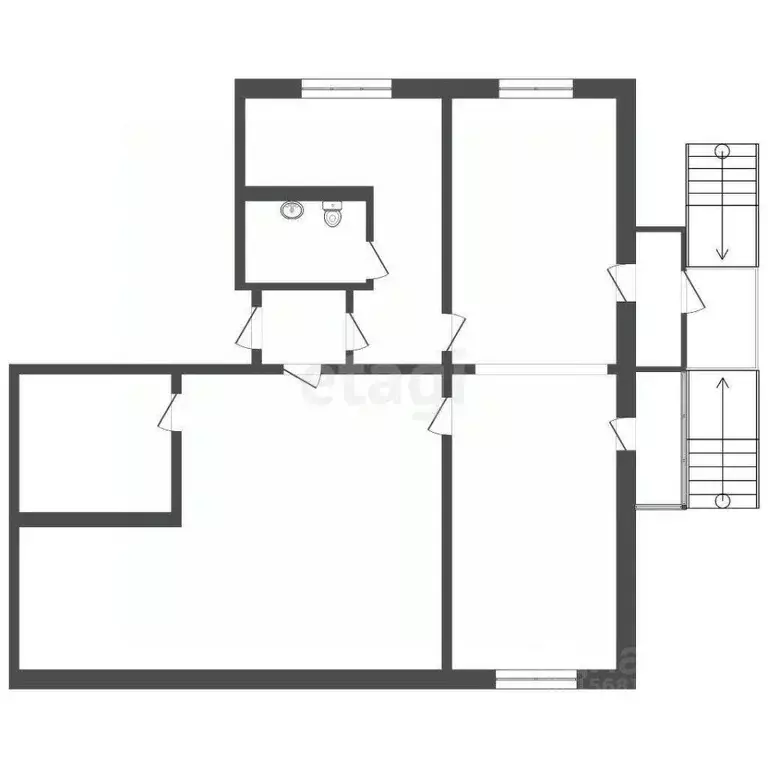 Помещение свободного назначения в Коми, Усинск Молодежная ул., 6 (125 ... - Фото 1