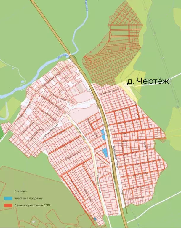 Участок в Пермский край, Соликамский муниципальный округ, д. Чертеж  ... - Фото 1