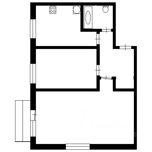 2-к кв. Хакасия, Абакан ул. Тельмана, 98А (43.9 м) - Фото 2