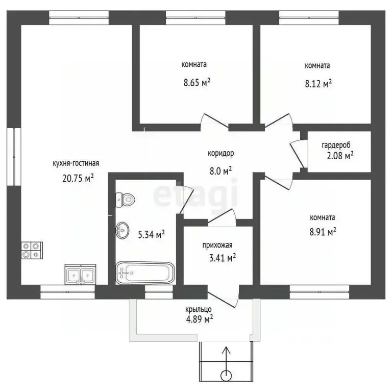 Дом в Ярославская область, Ярославский муниципальный округ, Новые ... - Фото 1