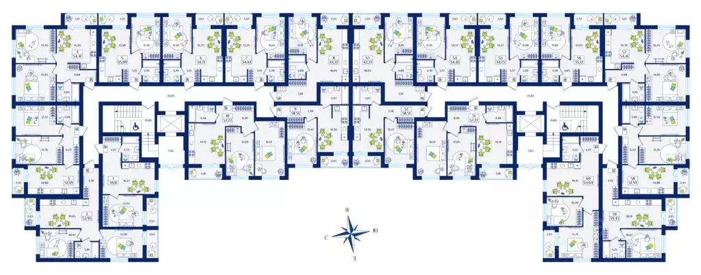 1-к кв. Калининградская область, Зеленоградск  (34.44 м) - Фото 2