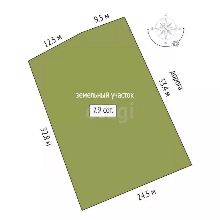 Участок в Вологодская область, Вологодский муниципальный округ, д. ... - Фото 2