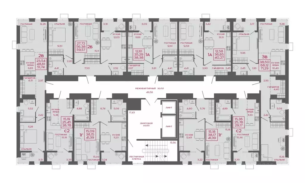 1-к кв. Пензенская область, Пенза Аэрис жилой комплекс (29.17 м) - Фото 1