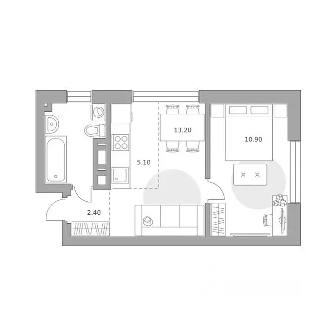 2-к кв. Башкортостан, Уфа Зеленая Роща жилрайон, Лесная Симфония жилой ... - Фото 0