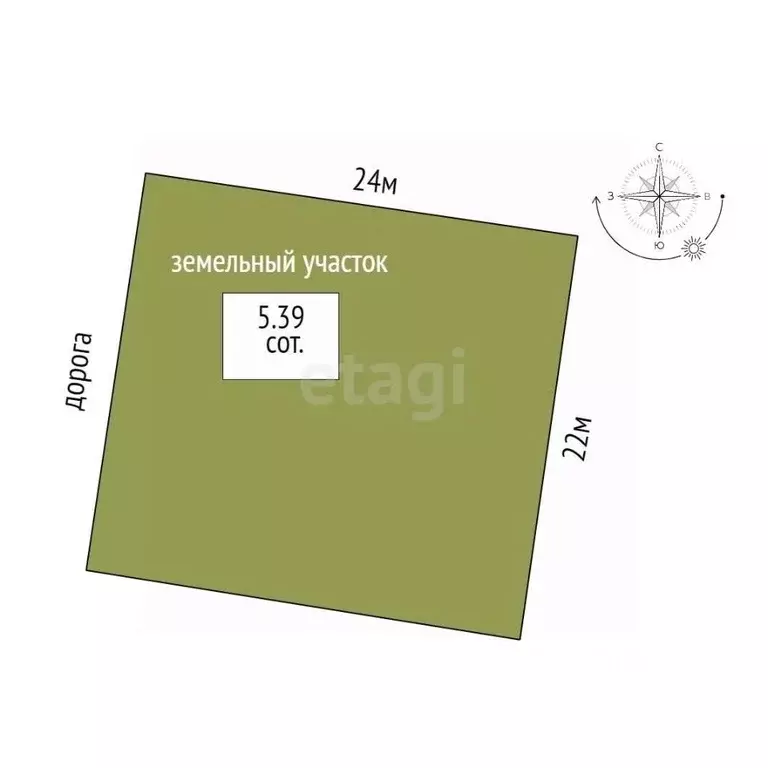 Участок в Ростовская область, Аксайский район, Старочеркасское с/пос, ... - Фото 2