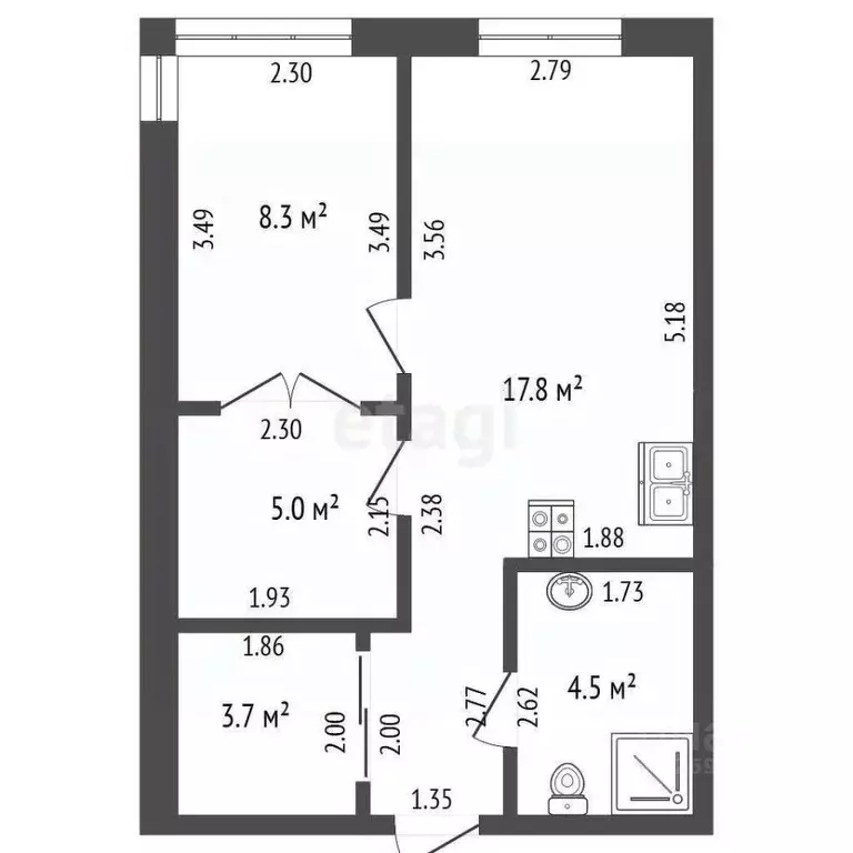 1-к кв. Московская область, Красногорск ул. Авангардная, 4 (39.8 м) - Фото 1