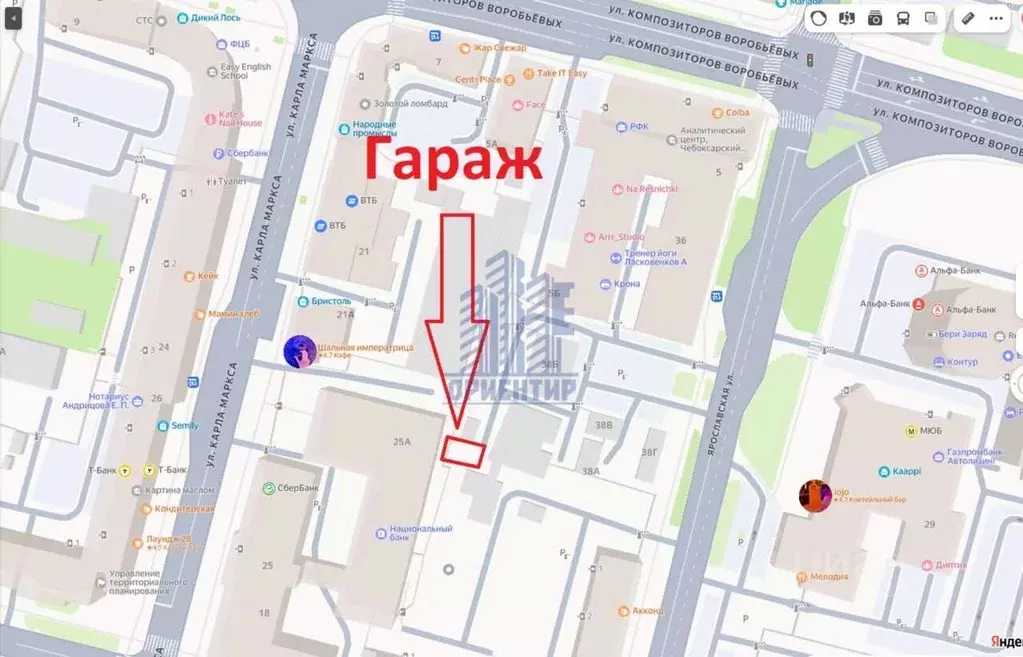 Гараж в Чувашия, Чебоксары Ярославская ул., 42 (21 м) - Фото 2