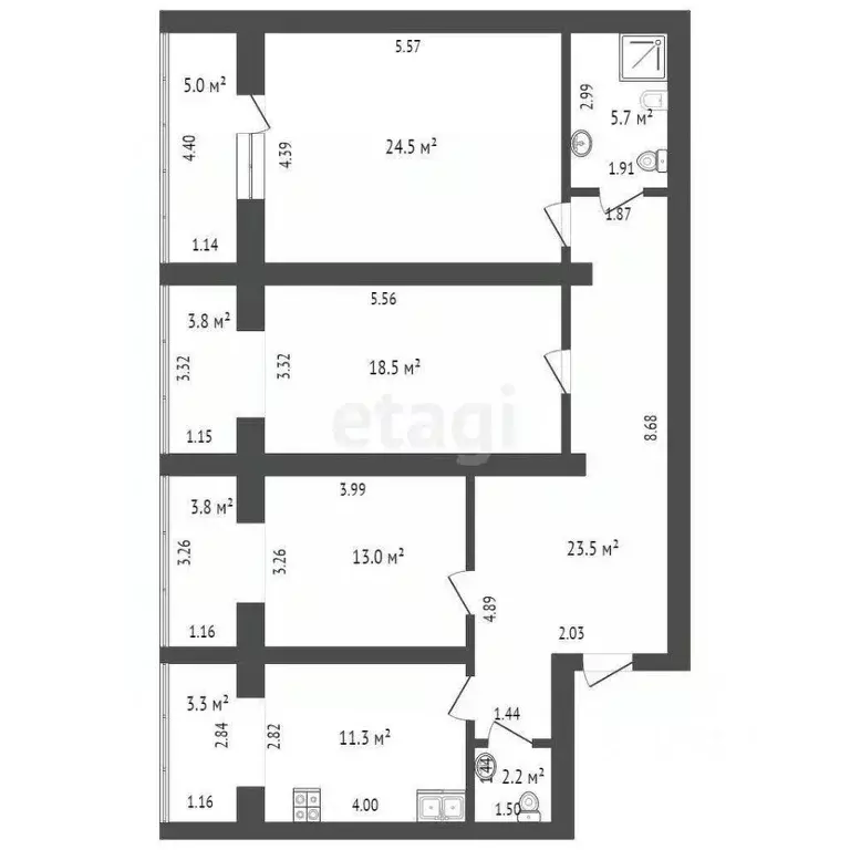 3-к кв. Краснодарский край, Геленджик Одесская ул., 5А (115.1 м) - Фото 1