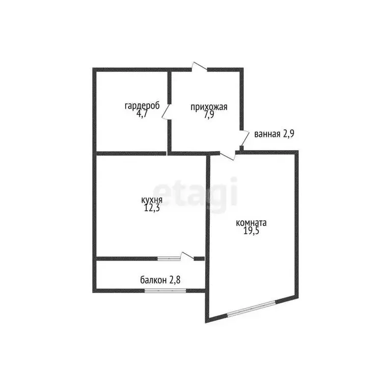 1-комнатная квартира: Краснодар, Парусная улица, 10к2 (47.3 м) - Фото 0