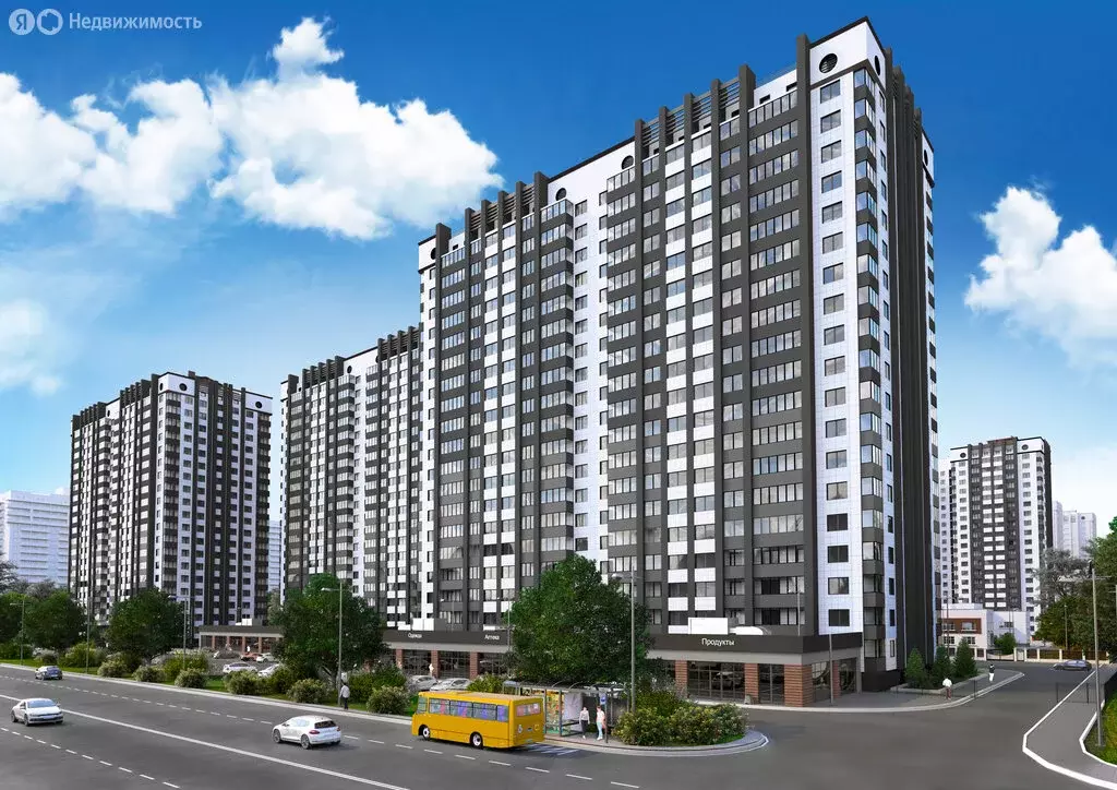 3-комнатная квартира: Краснодар, Домбайская улица, 10/2 (67 м) - Фото 0