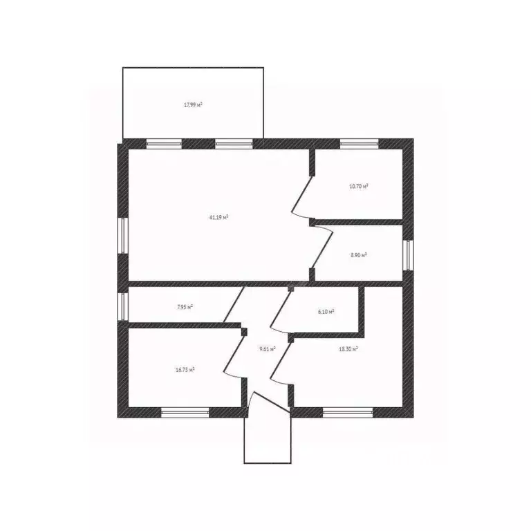 Дом в Брянская область, Брянский район, Добрунское с/пос, д. Тиганово ... - Фото 0