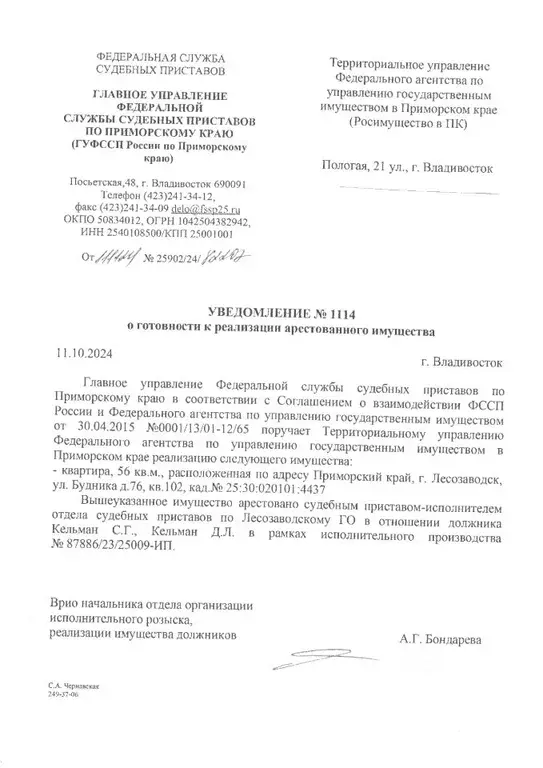 Свободной планировки кв. Приморский край, Лесозаводск ул. Будника, 76 ... - Фото 1