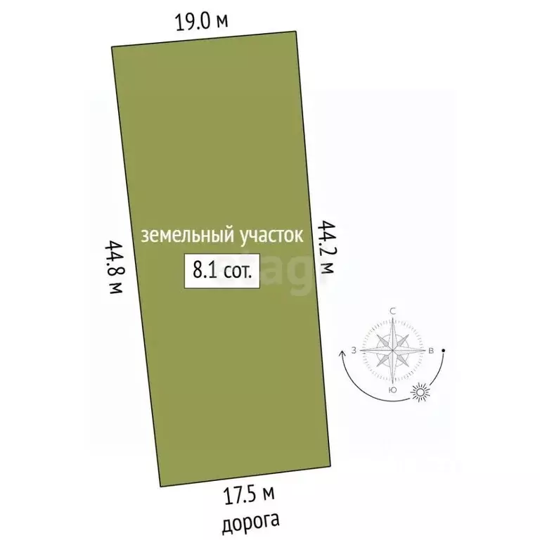 Участок в Костромская область, Кострома Юбилейное СТ, 224 (8.1 сот.) - Фото 2