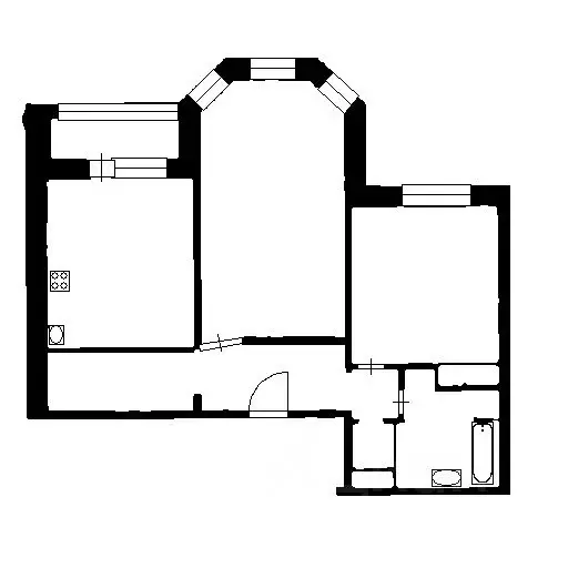 2-к кв. Московская область, Химки Планерная мкр, 20 (62.0 м) - Фото 2