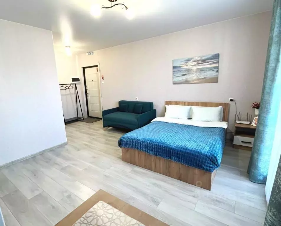 1-к кв. Курганская область, Курган Заозерный жилрайон, 5-й мкр, 35А ... - Фото 1