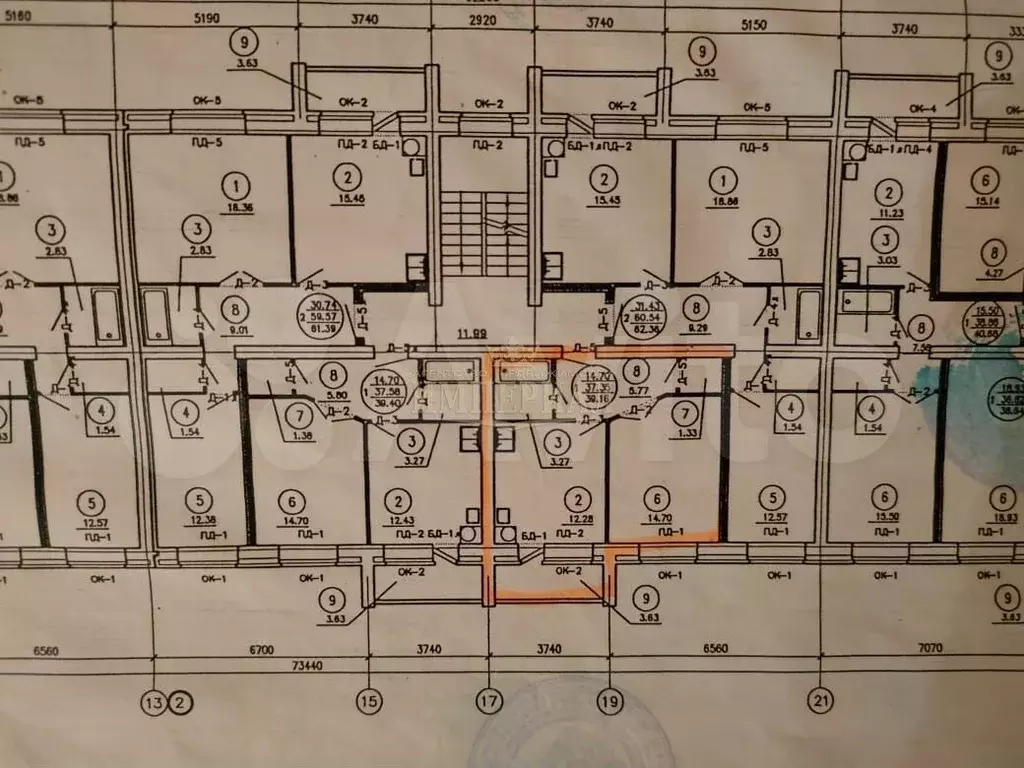 1-к. квартира, 40 м, 4/5 эт. - Фото 0