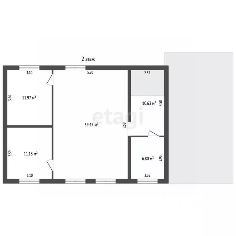 Дом в Крым, Судак ул. Номан Челеби Джихан (202 м) - Фото 2