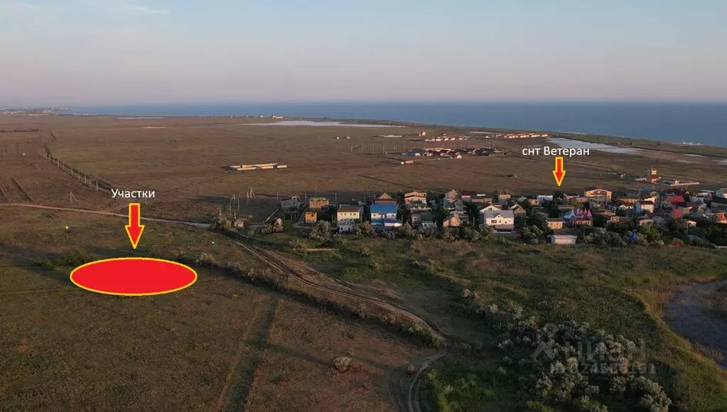 Участок в Крым, Сакский район, с. Штормовое  (6.0 сот.) - Фото 1