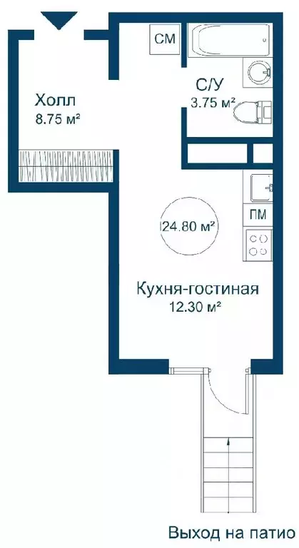 1-к кв. Тверская область, Конаковский муниципальный округ, ... - Фото 0